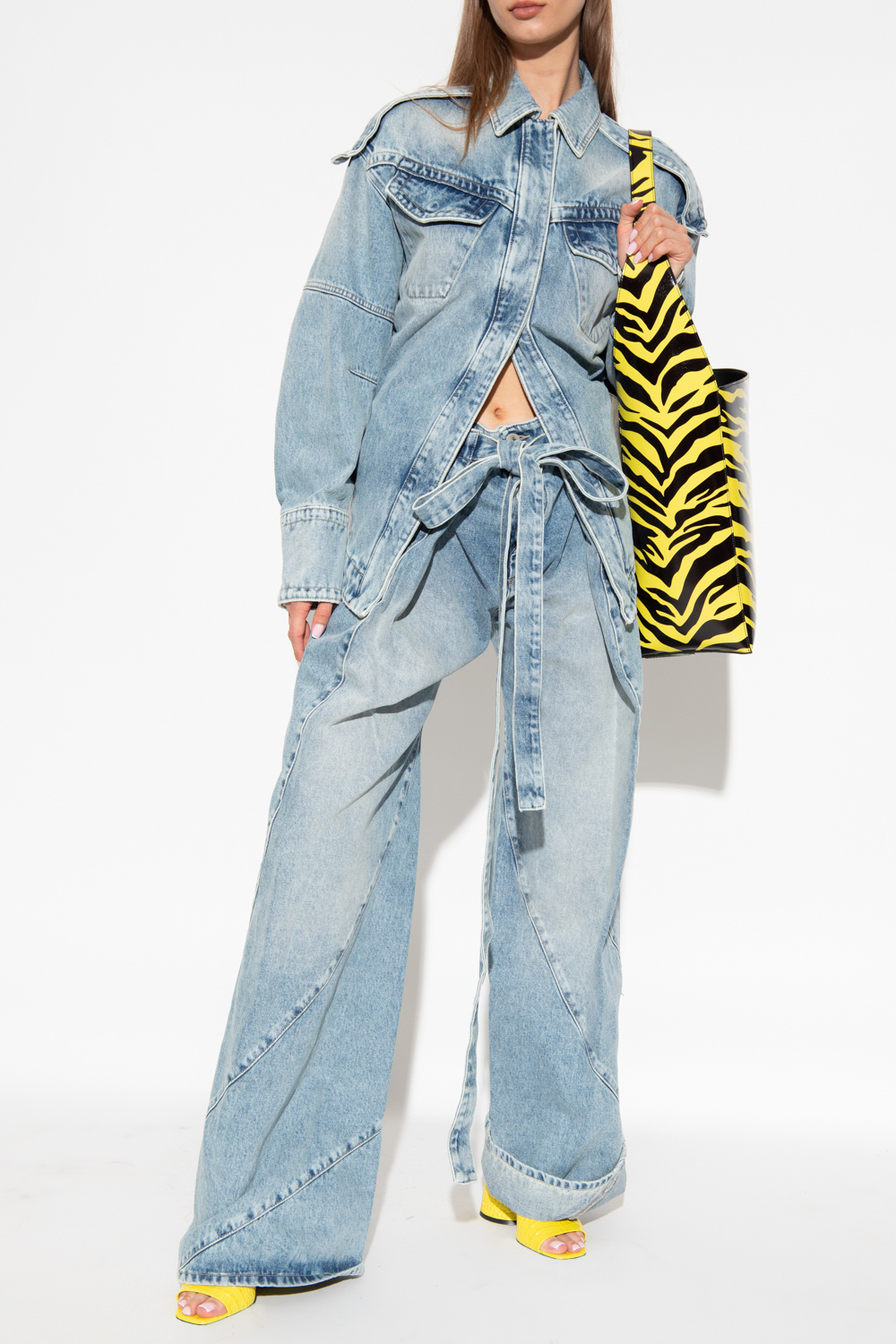 The Attico 'Pocket' denim jacket Terrence | Women's Clothing